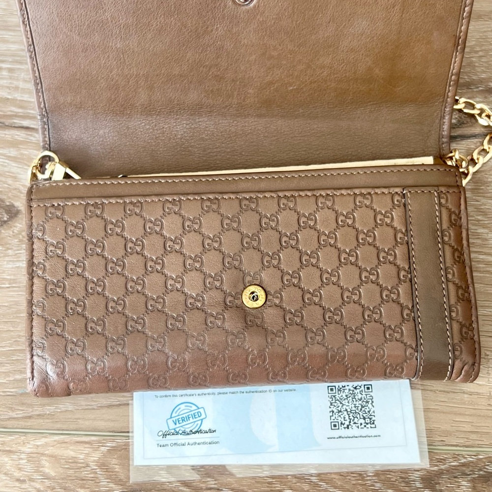 GUCCI Guccissima Continental Wallet WOC w/ COA - Picture 4 of 14
